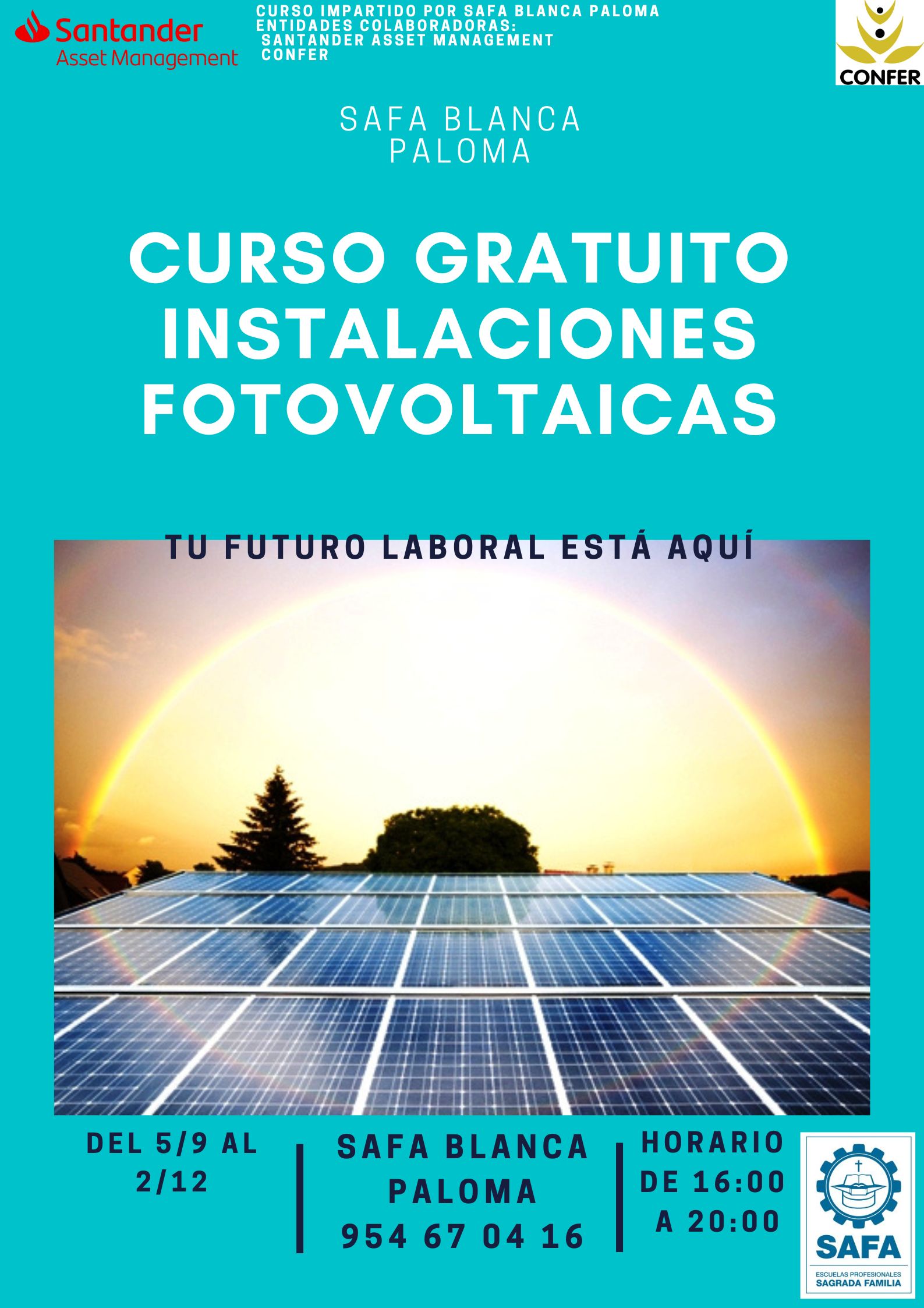 CURSO INSTALACIONES FOTOVOLTAICAS