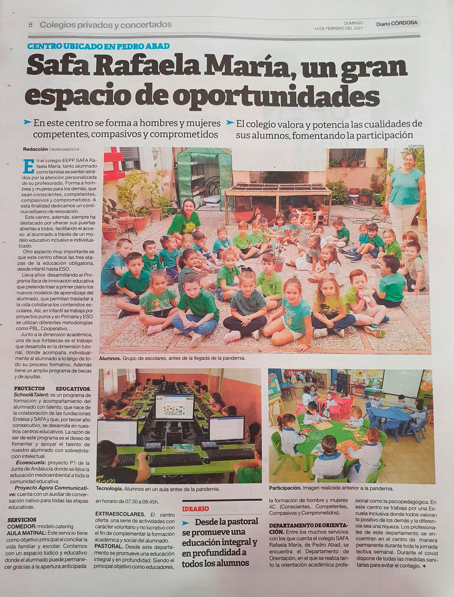 Escolarizacion Pedro Abad Cordoba Escolarizacion Pedro Abad Cordoba