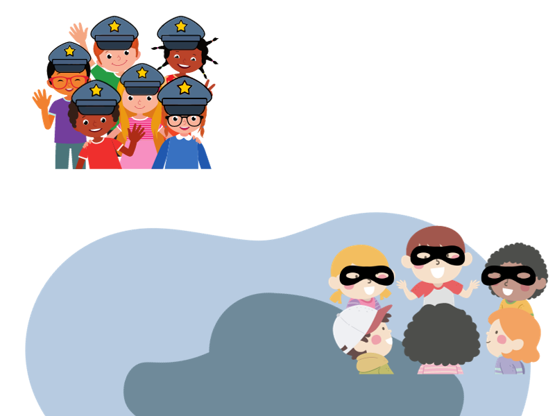 Juego de 'Policías y ladrones'